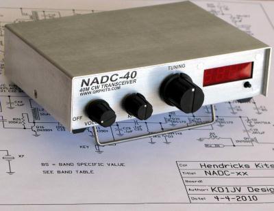 Nearly All Discrete Components NADC transceiver QRP